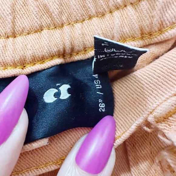 Lazy Oaf Cargo Pants Utility Style Orange - Picture 7 of 12